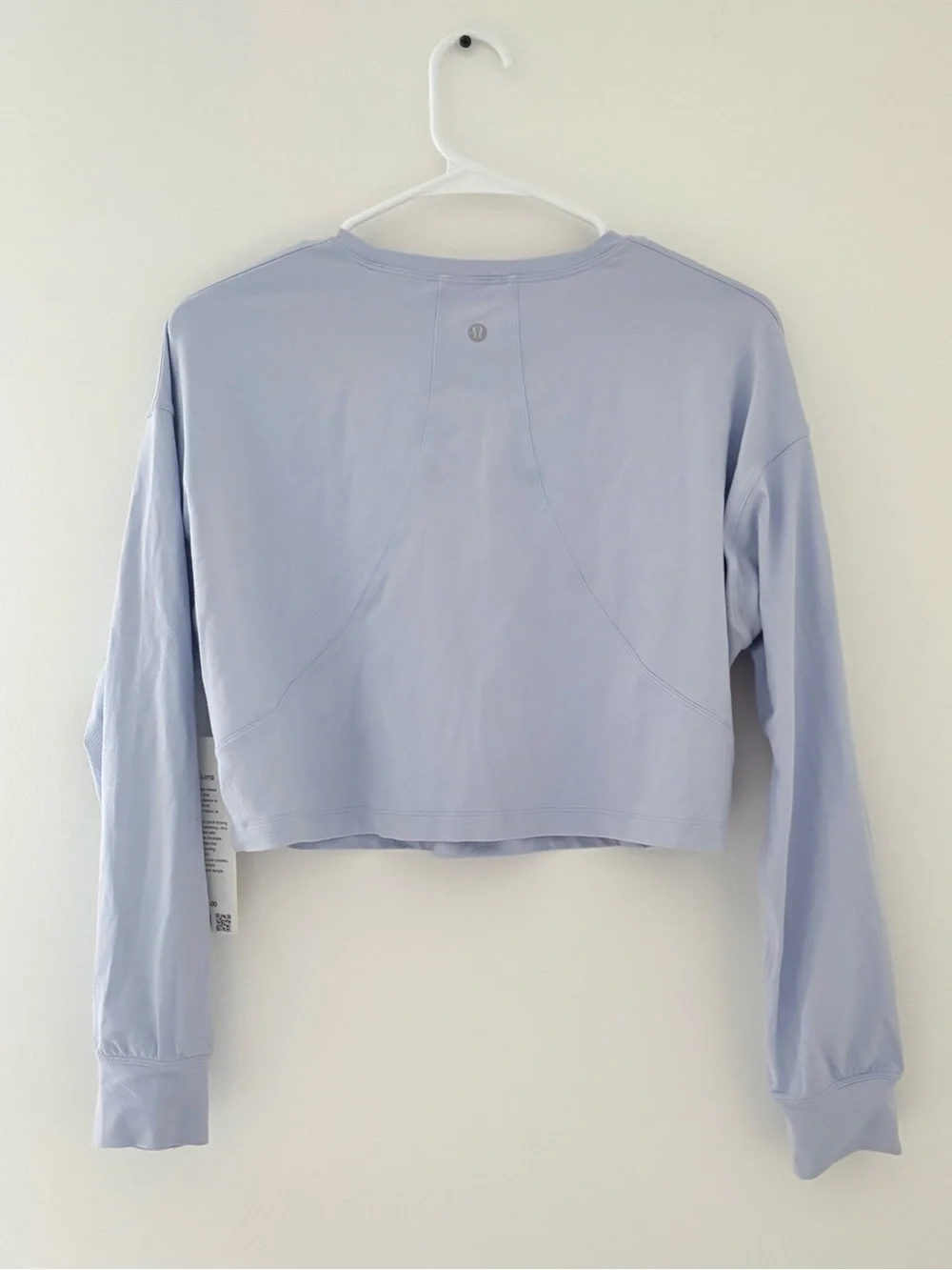 Lululemon Muscle Love Long Sleeve Pastel Blue Size 4 NWT